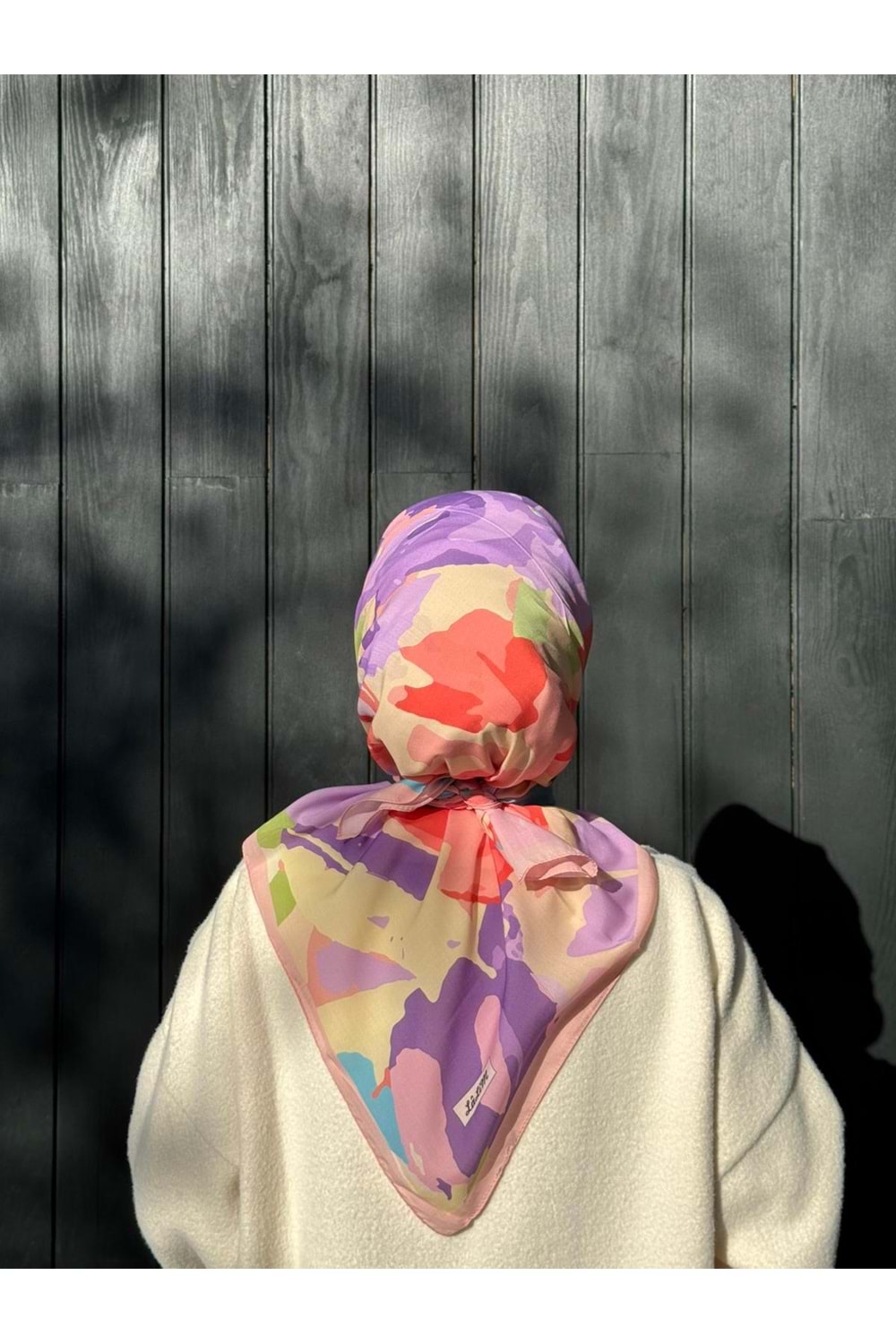 EBRU EŞARP - PEMBE - STD