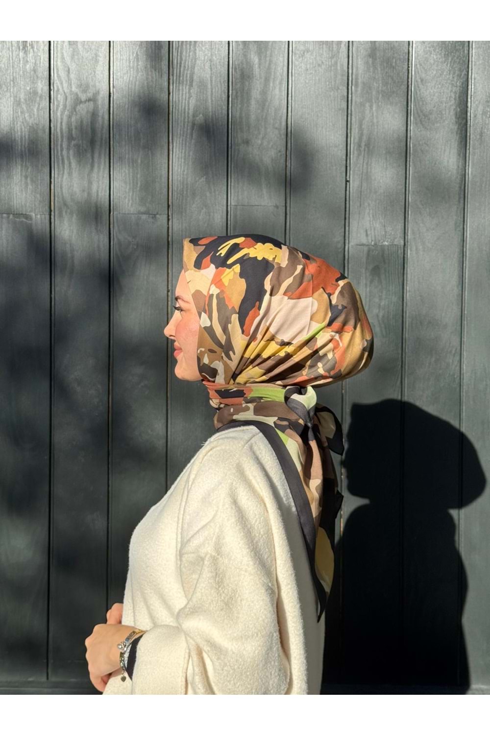 EBRU EŞARP - SİYAH - STD