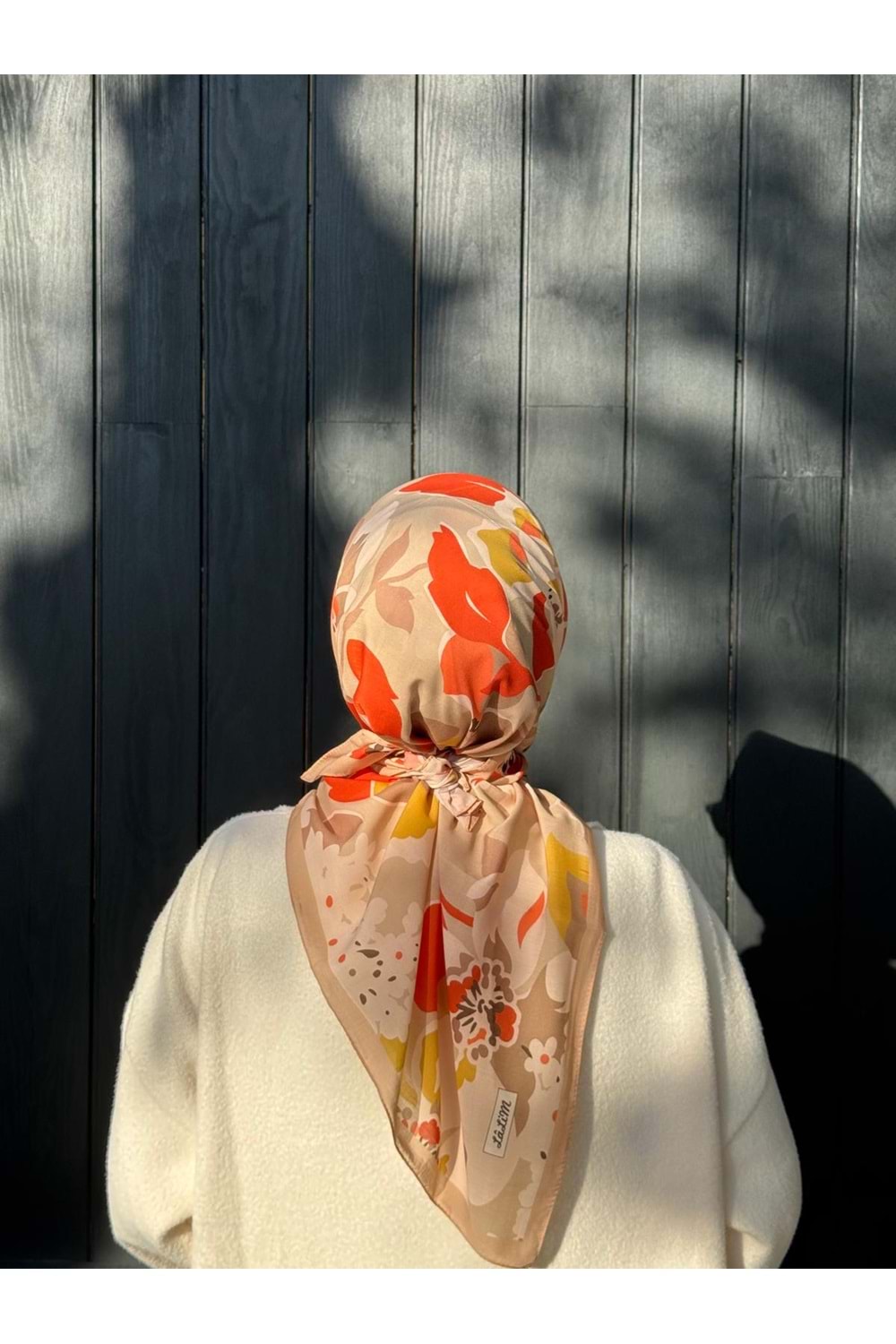 ÇİÇEK EŞARP - SOMON - STD