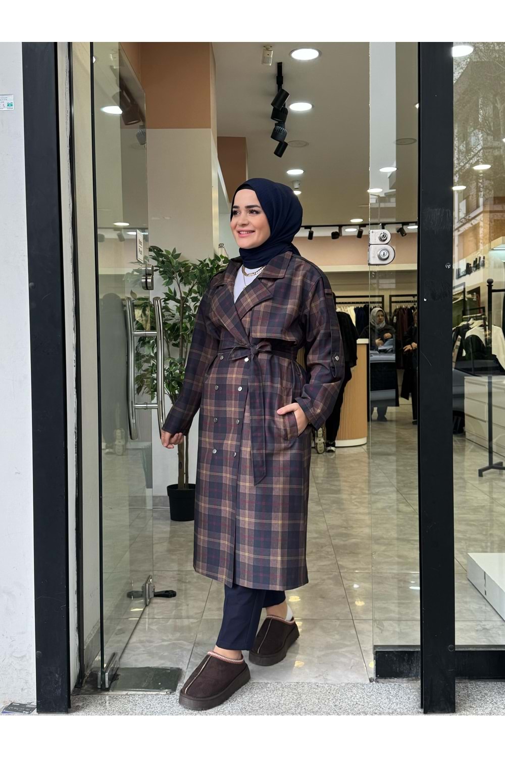 KARE UZUN TRENCH - STD - 1