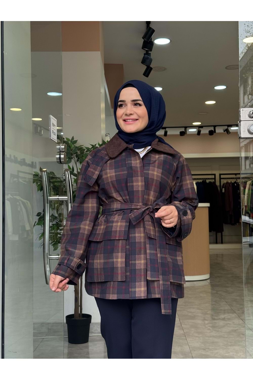 KARE KISA TRENCH - STD - 2