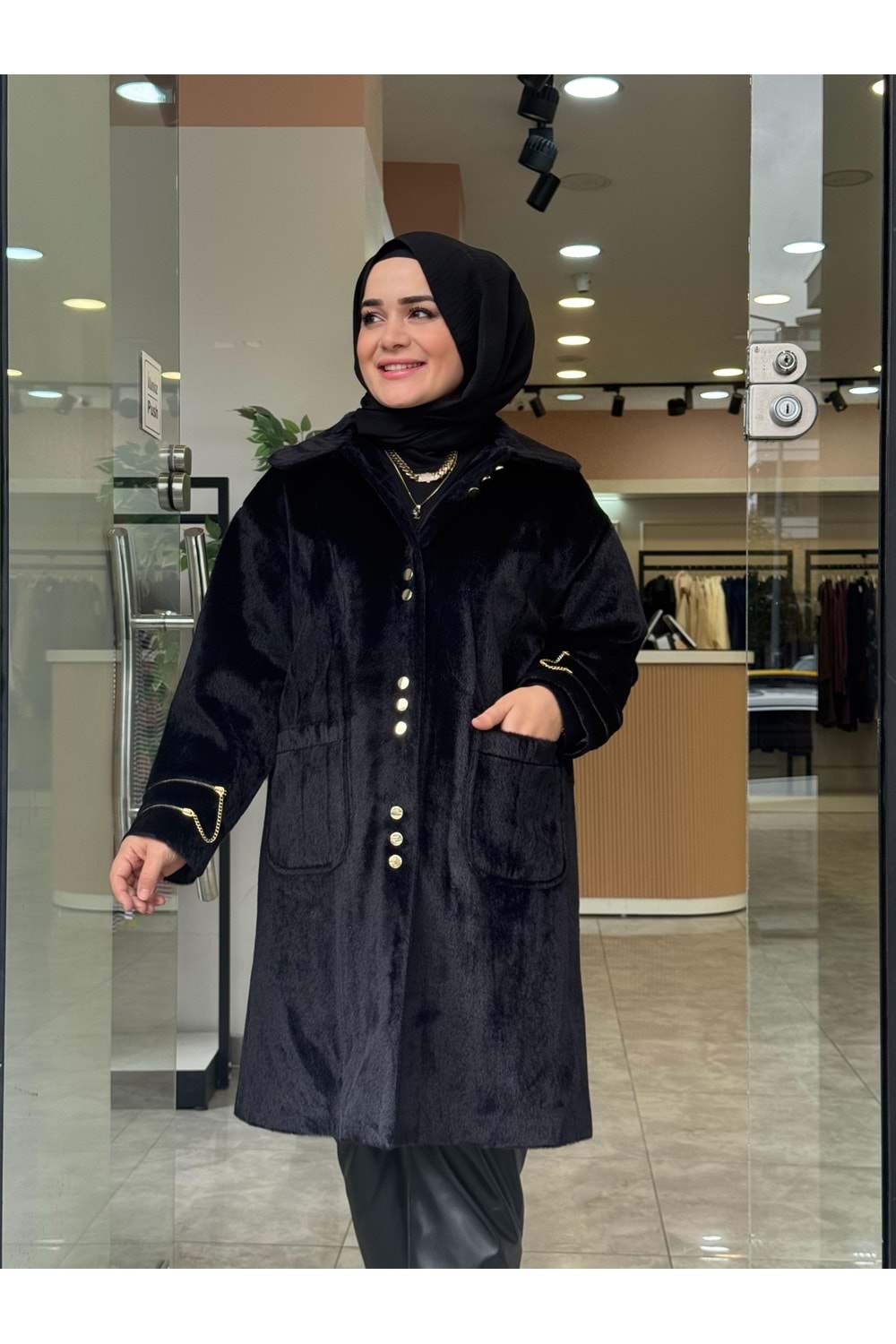 ZİNCİR KABAN - SİYAH - 1