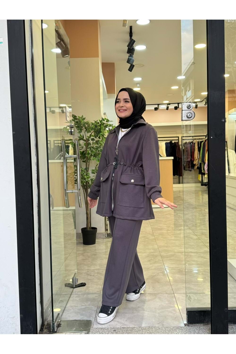 ÜÇGEN TAKIM - GRİ - L-XL