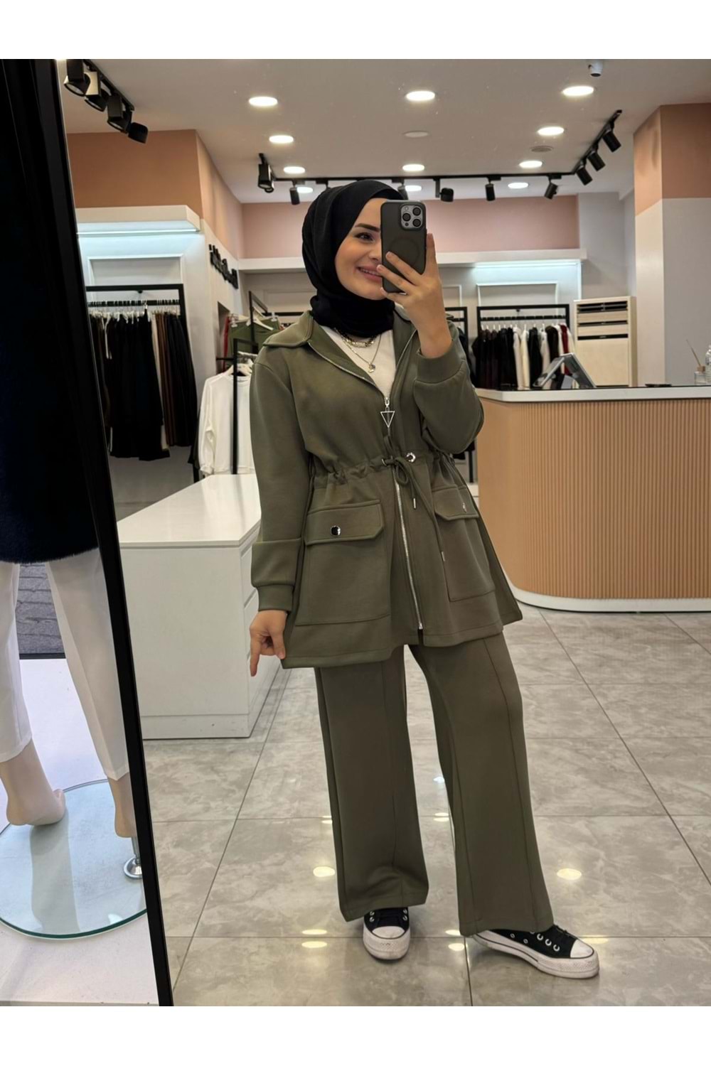 ÜÇGEN TAKIM - HAKİ YEŞİLİ - L-XL