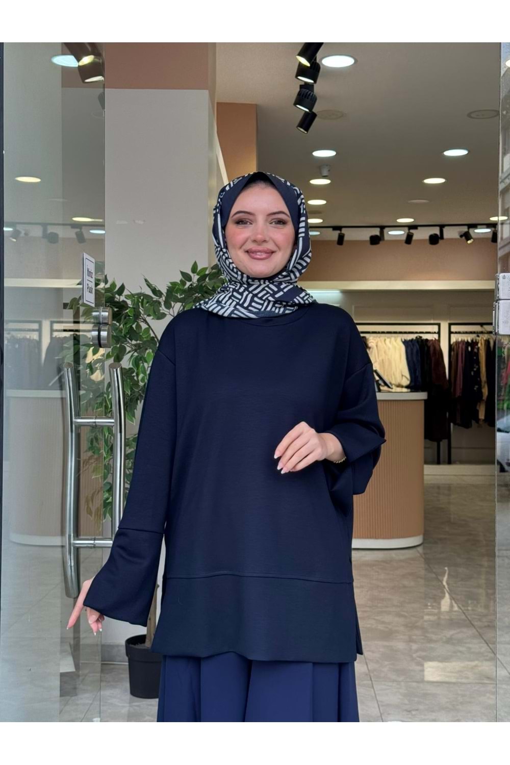 YIRTMAÇ SWEAT - LACİVERT - S-M