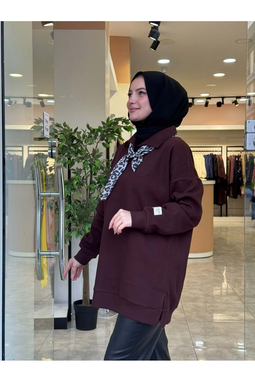 FULAR SWEAT - ACI KAHVE - STD