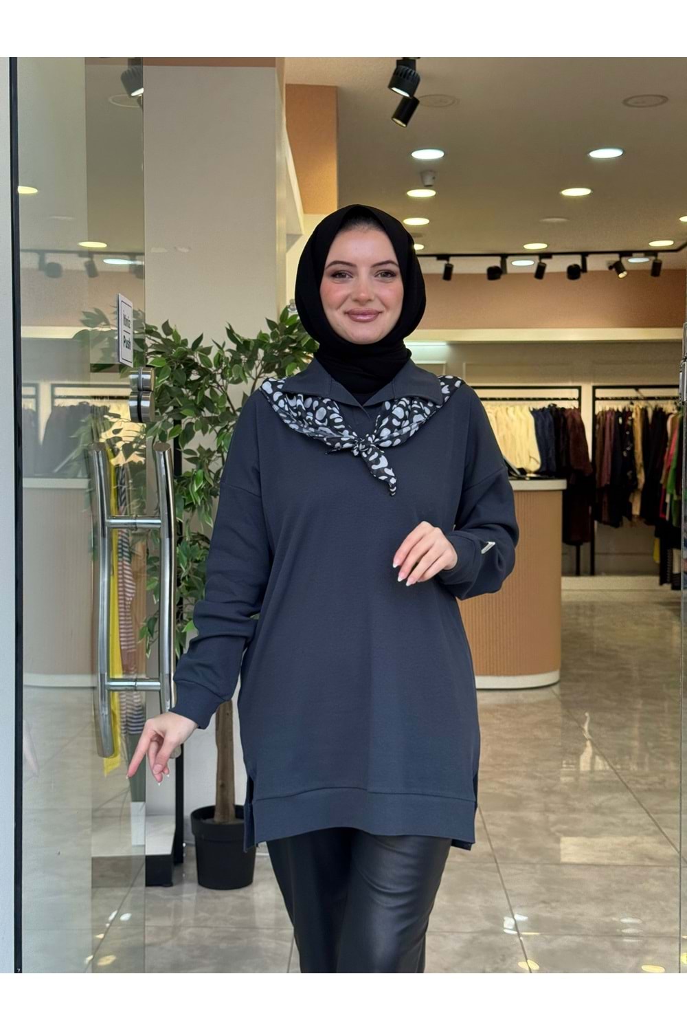 FULAR SWEAT - FÜME - STD