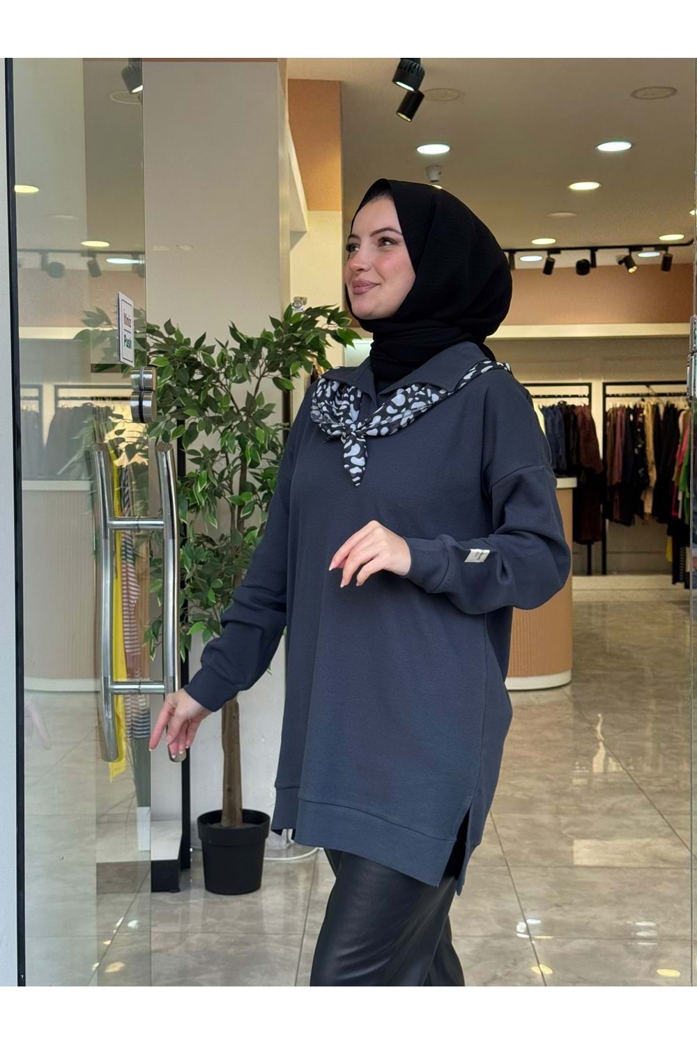 FULAR SWEAT - FÜME - STD