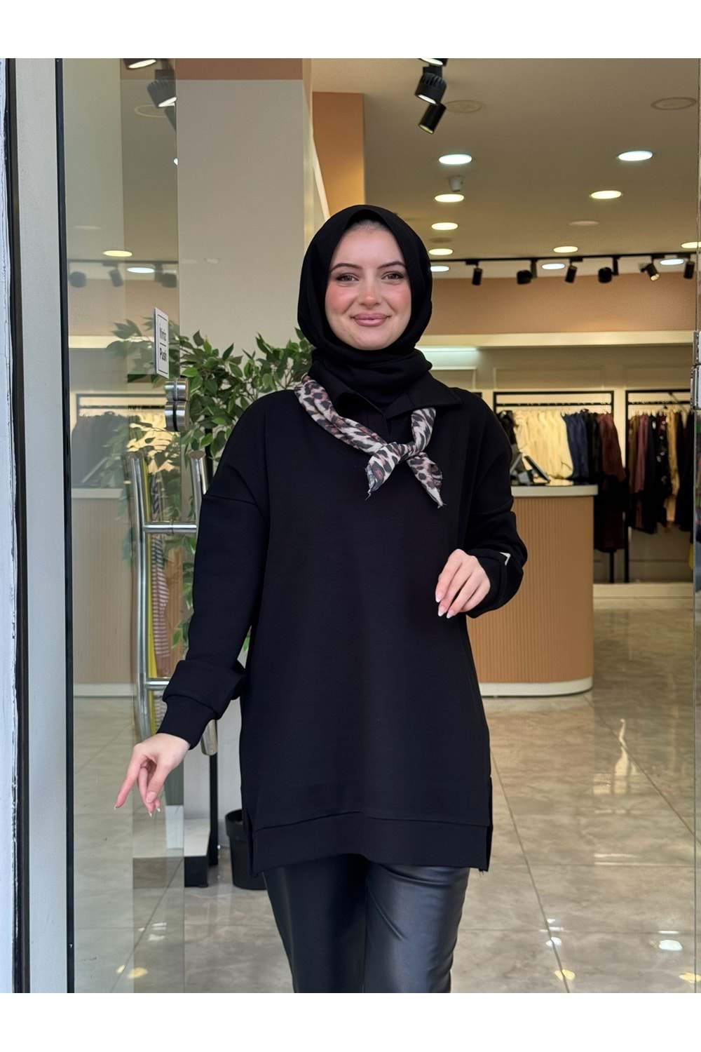 FULAR SWEAT - SİYAH - STD