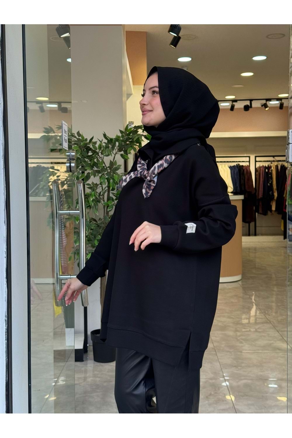 FULAR SWEAT - SİYAH - STD