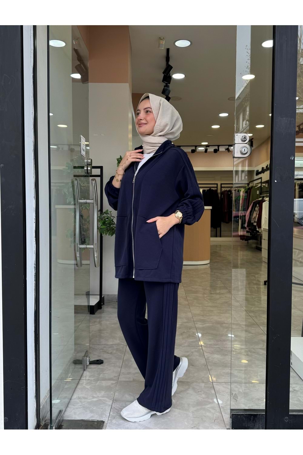 LİYA TAKIM - LACİVERT - L-XL