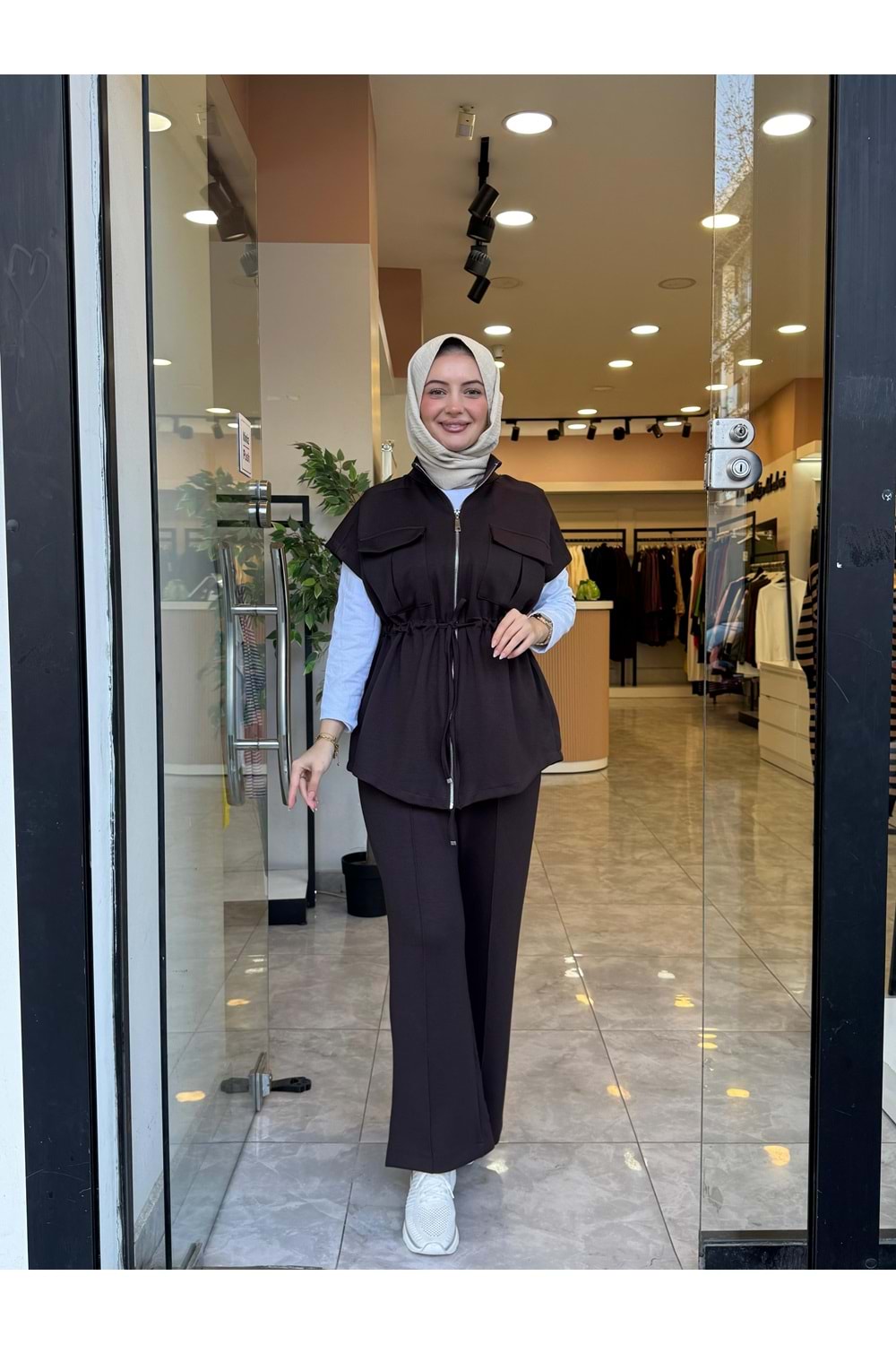 YELEKLİ TAKIM - SİYAH - S-M