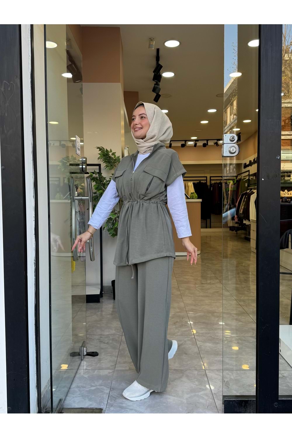 YELEKLİ TAKIM - YEŞİL - S-M