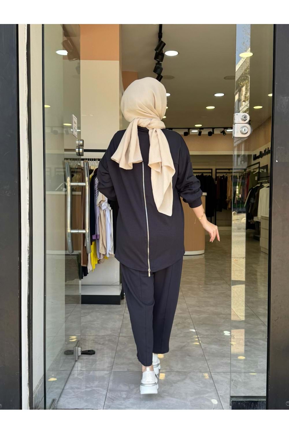 FERMUAR TAKIM - ANTRASİT GRİ - L-XL