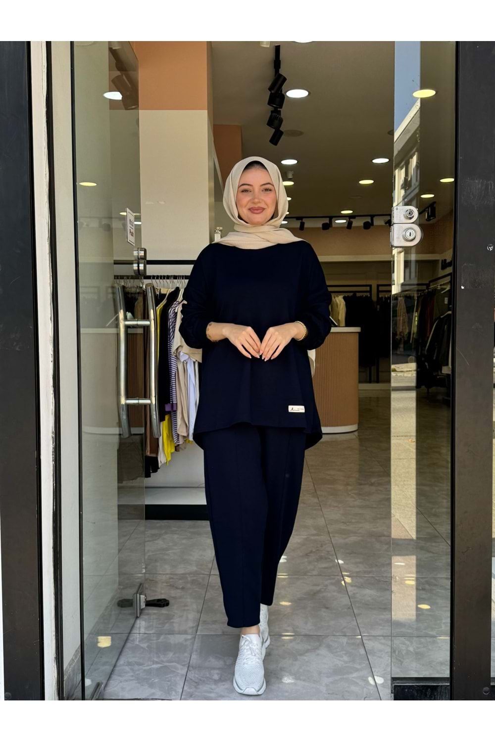 FERMUAR TAKIM - LACİVERT - L-XL