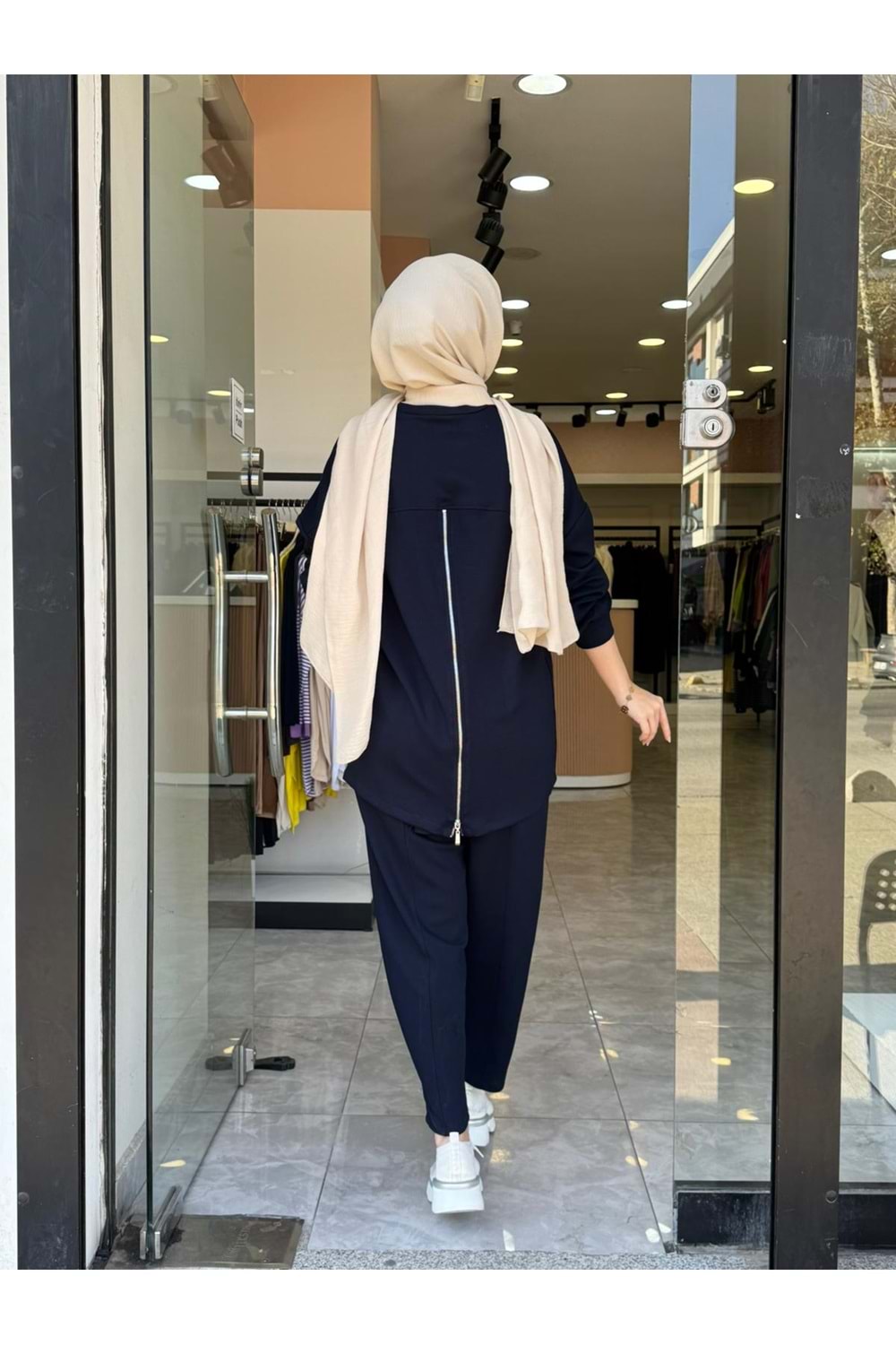 FERMUAR TAKIM - LACİVERT - L-XL