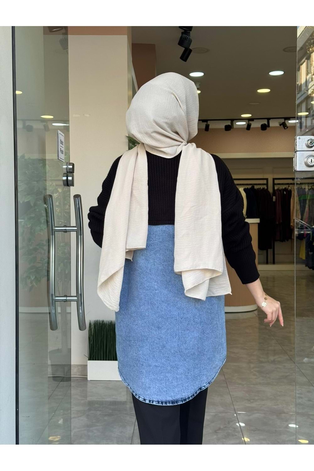 KOT DETAY TRİKO HIRKA - SİYAH - STD