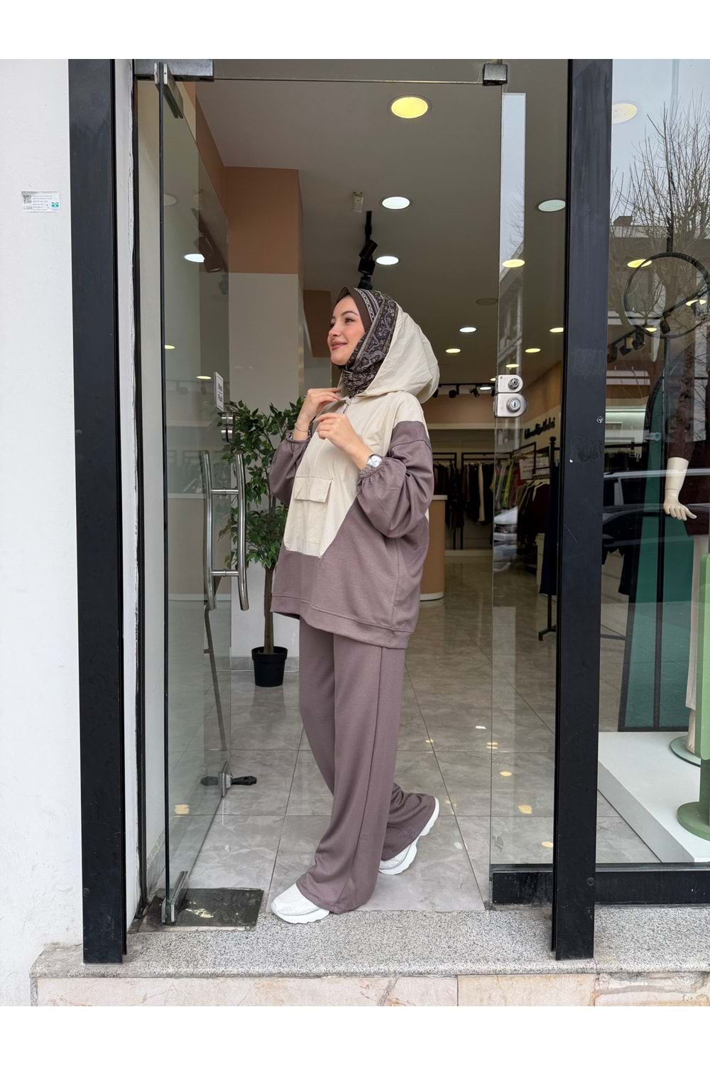 ELİSA TAKIM - BEJ - 1