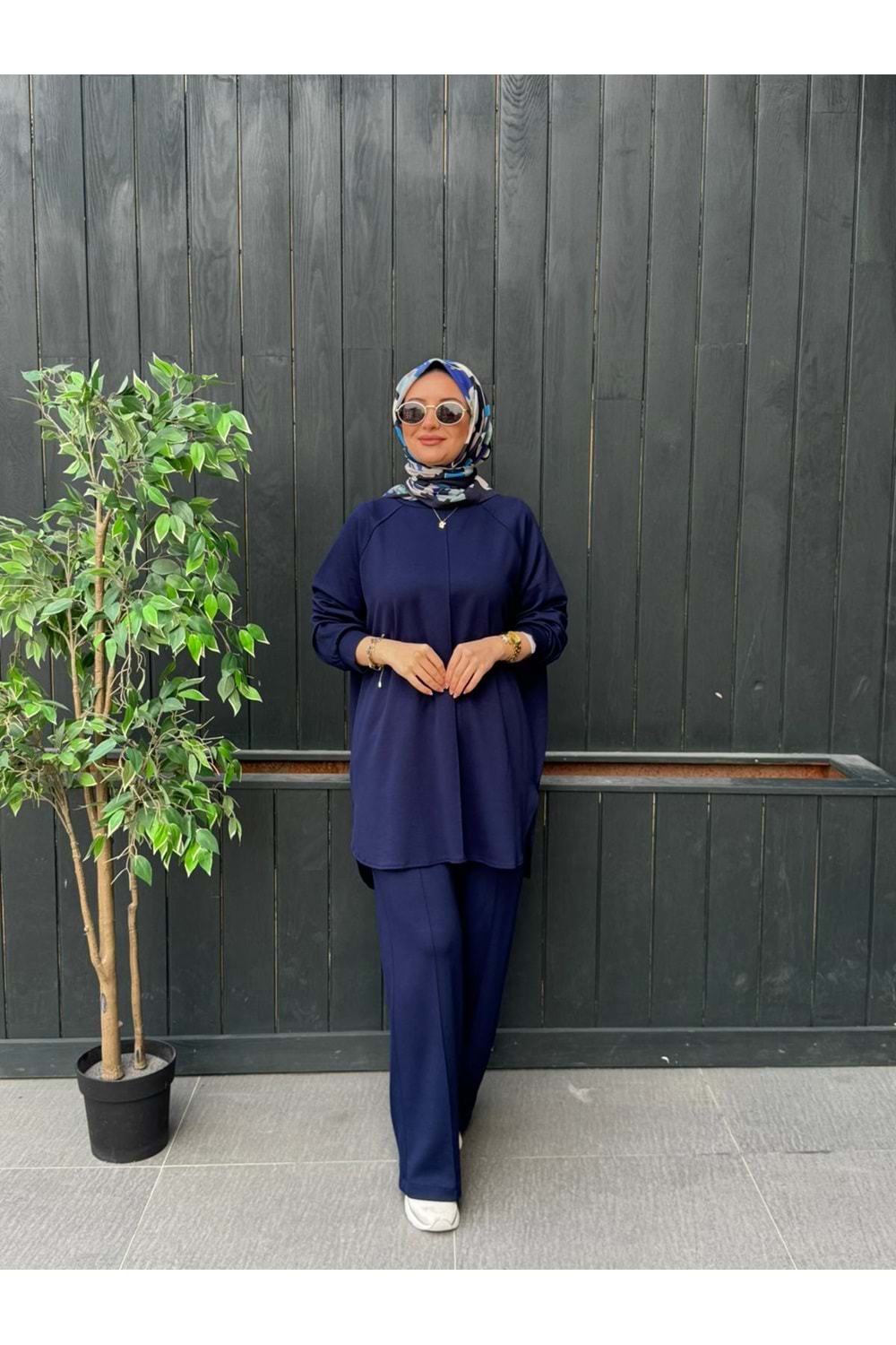 YAZ ÇİMALI TAKIM - LACİVERT - S-M