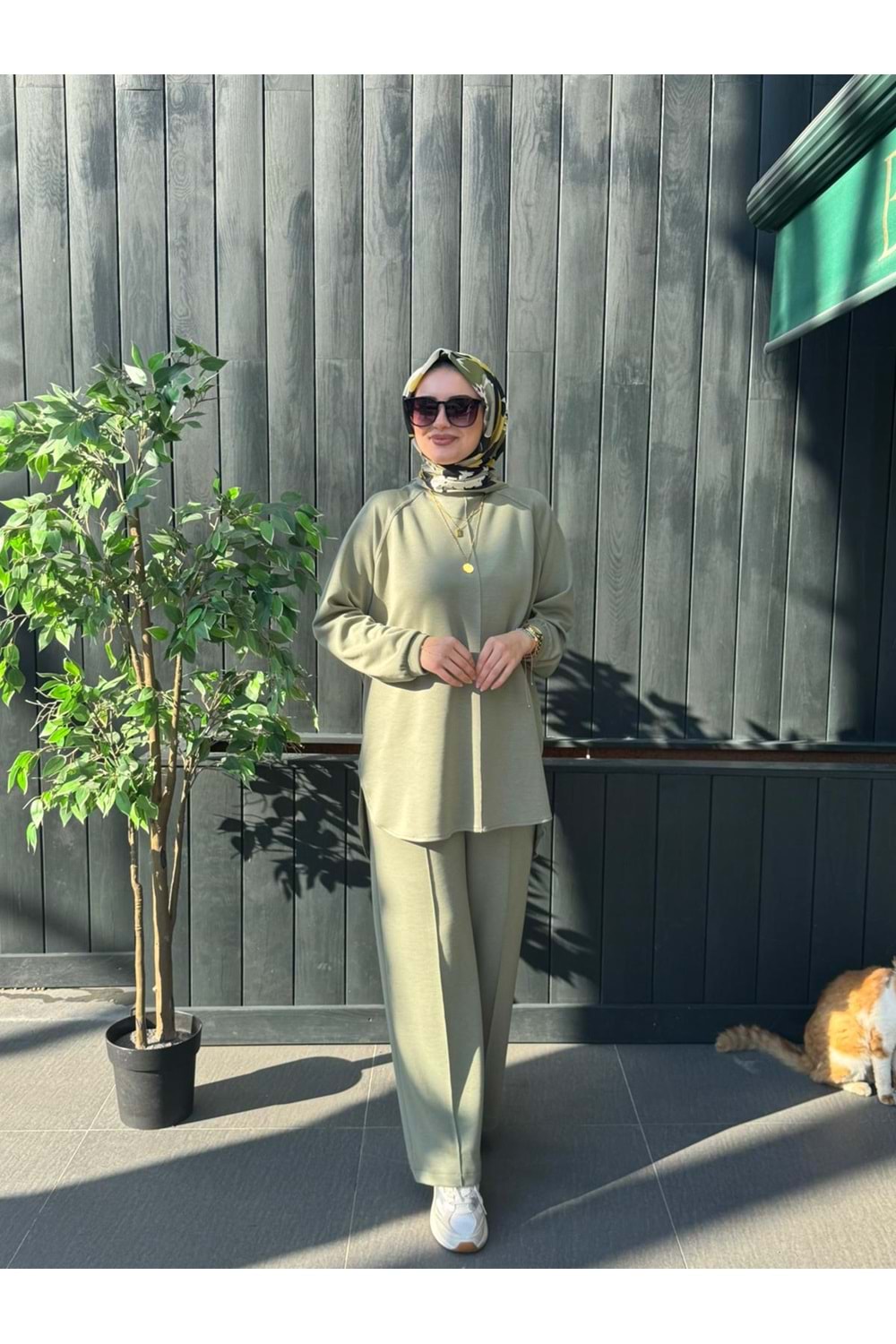 YAZ ÇİMALI TAKIM - YEŞİL - S-M