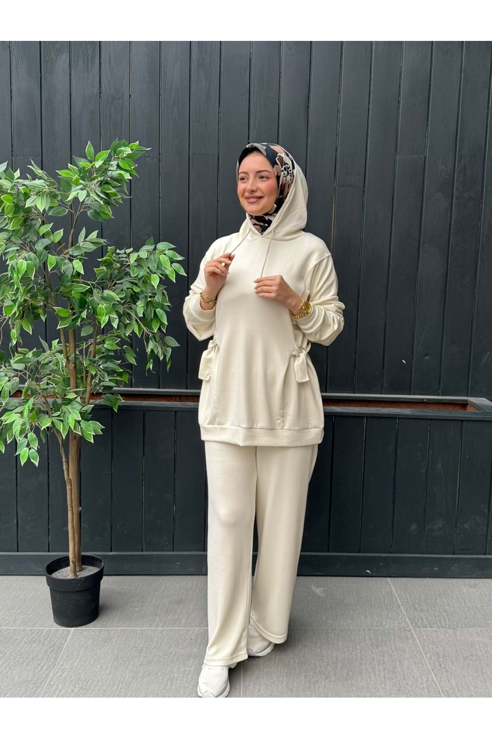 NOVA TAKIM - EKRU - L-XL