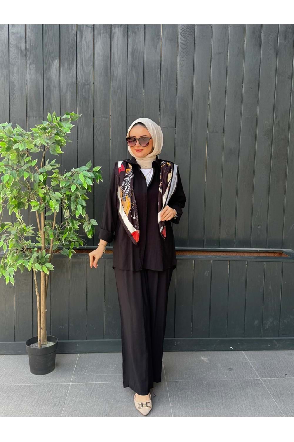 EŞARP TAKIM - SİYAH - S-M