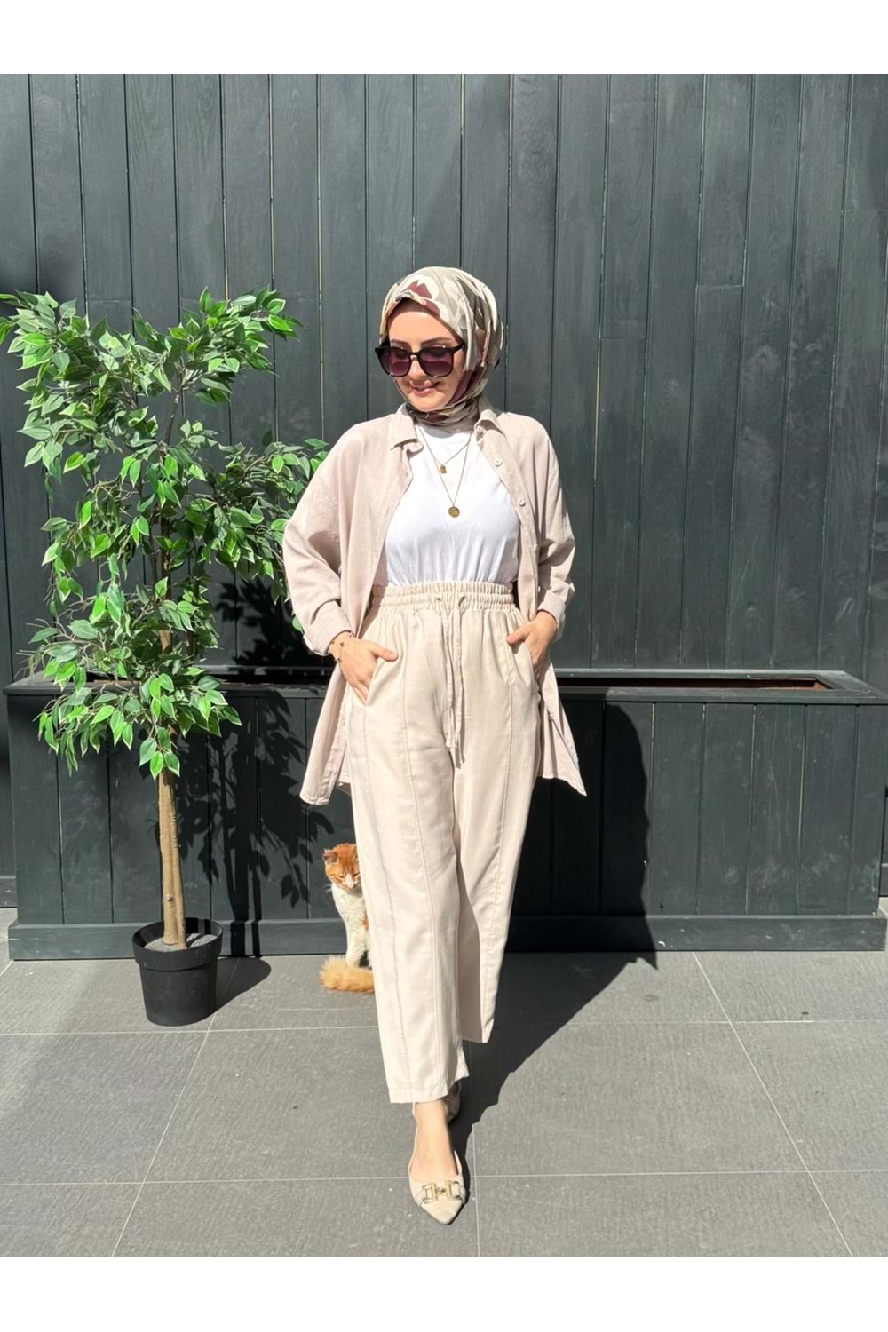 JOKER PANTOLON - KREM - S-M