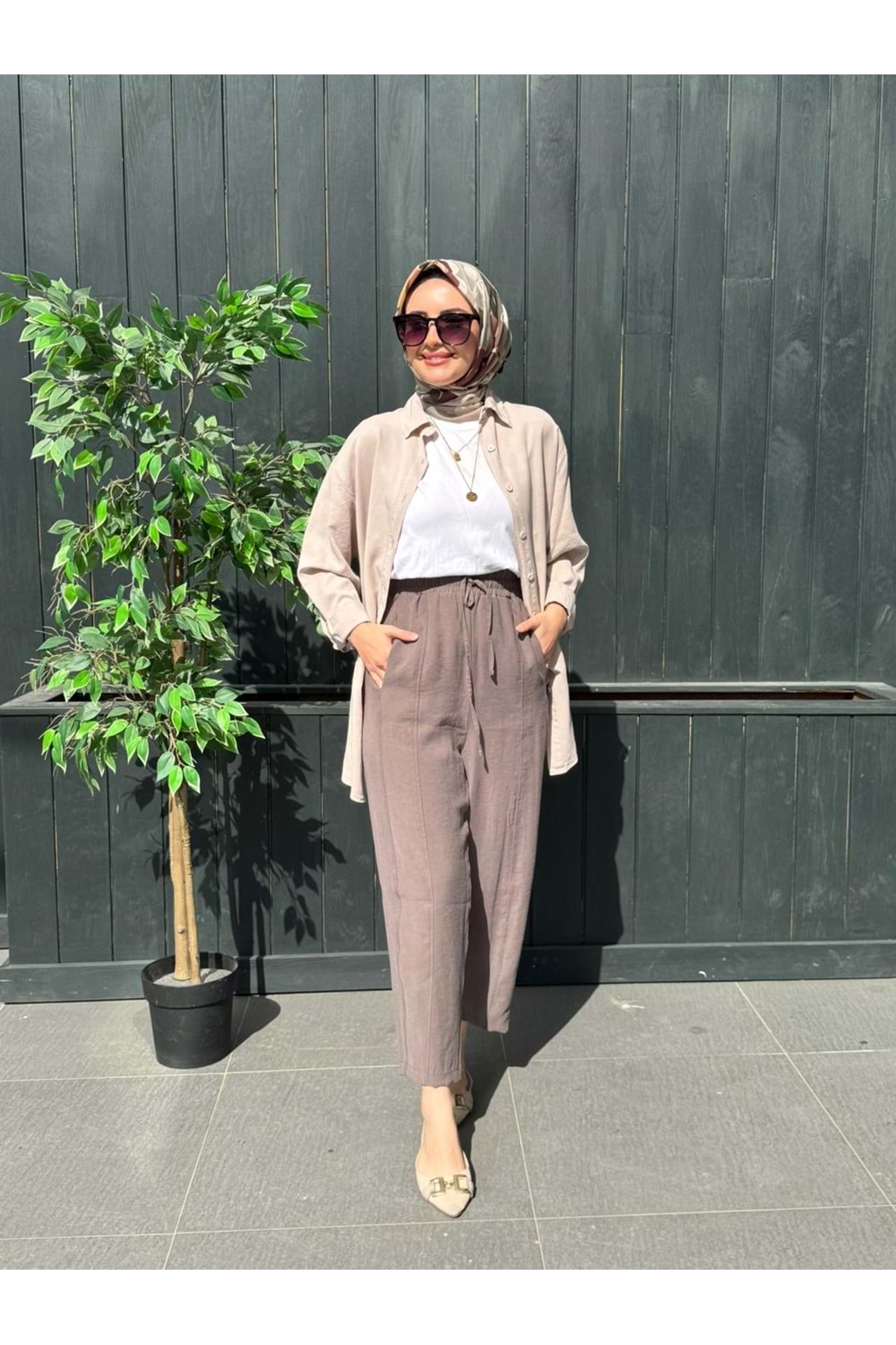 JOKER PANTOLON - VİZON - S-M