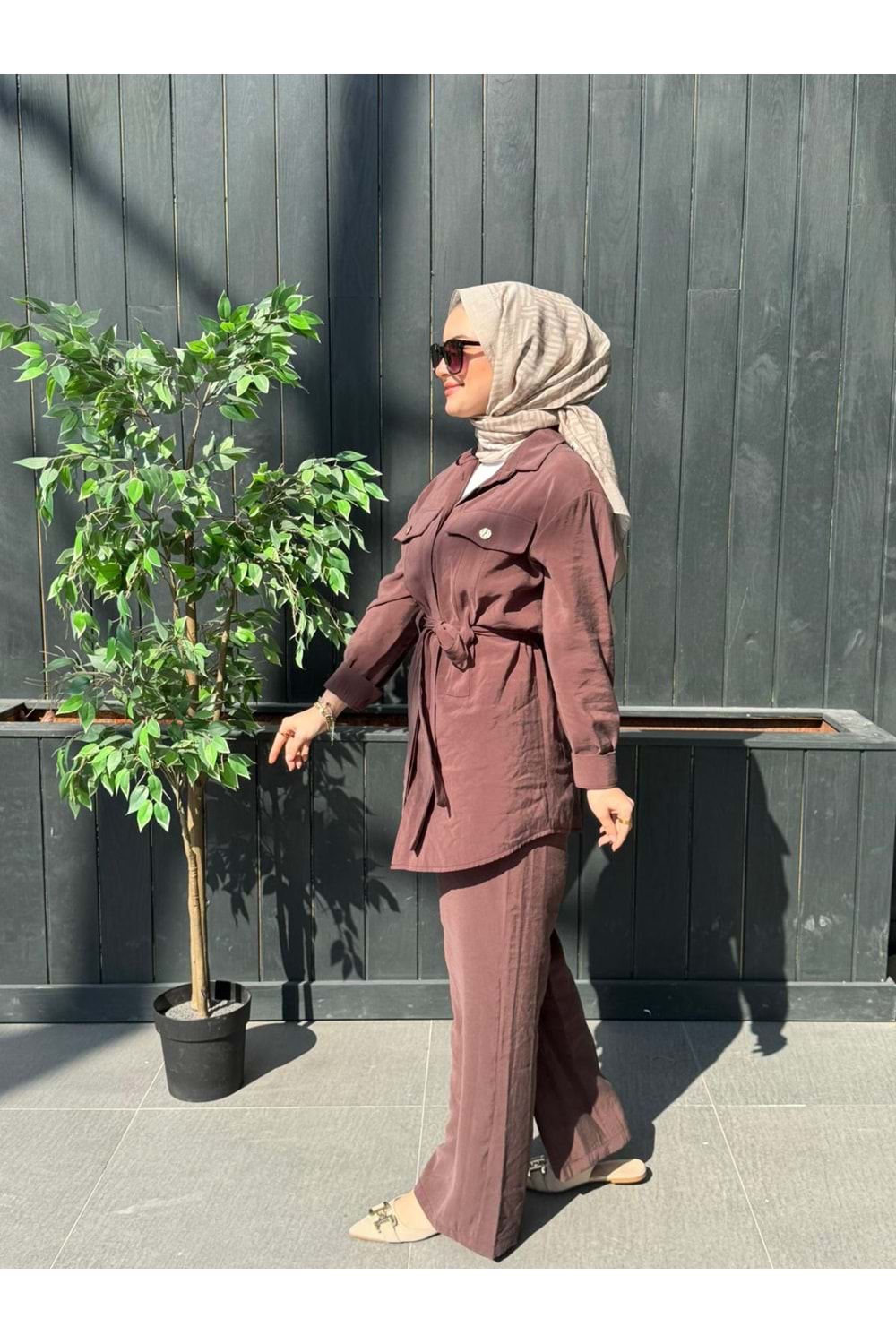 MODAL CUPRA TAKIM - KAHVERENGİ - L-XL