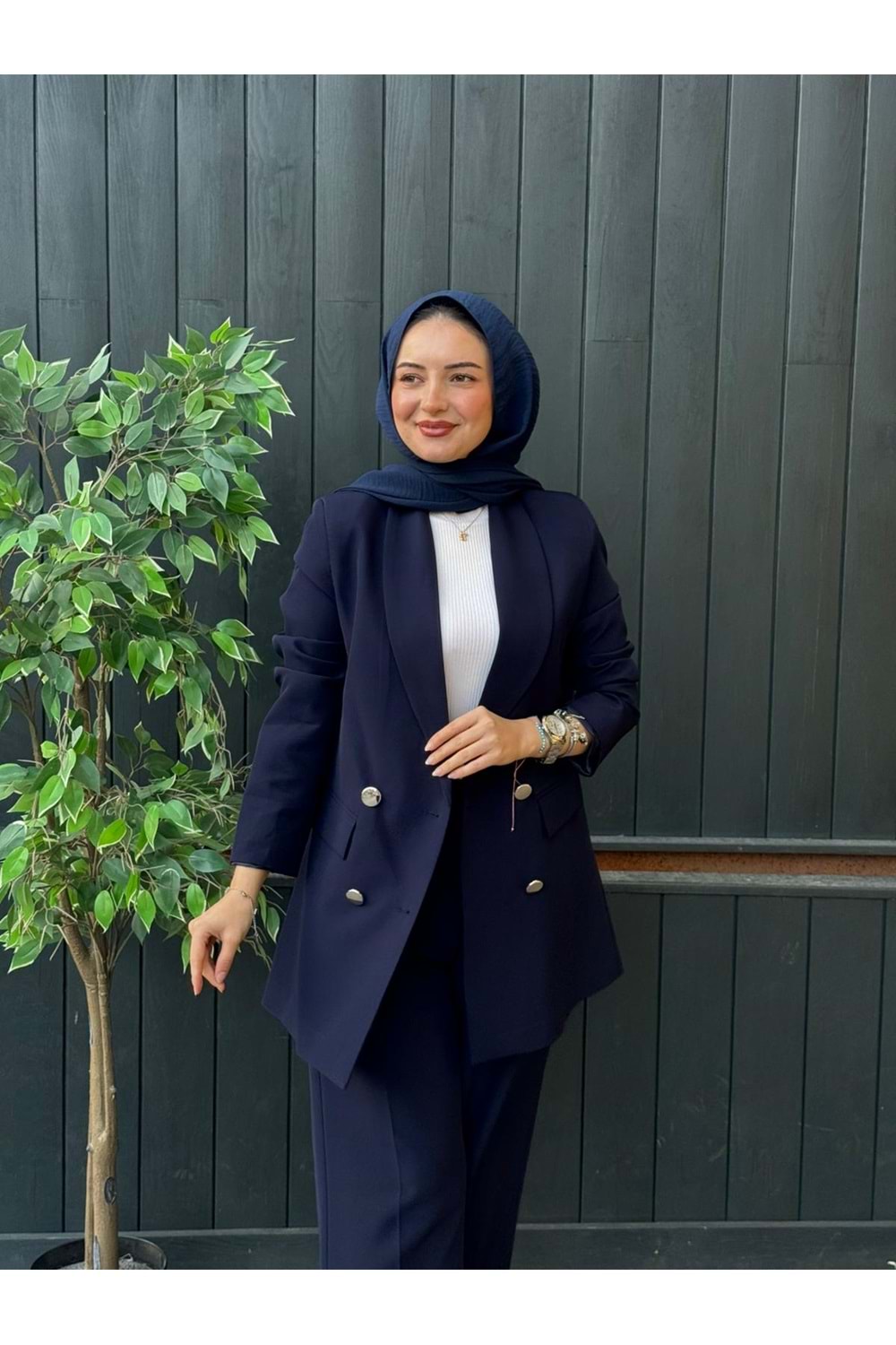 BLAZER CEKET - LACİVERT - 1