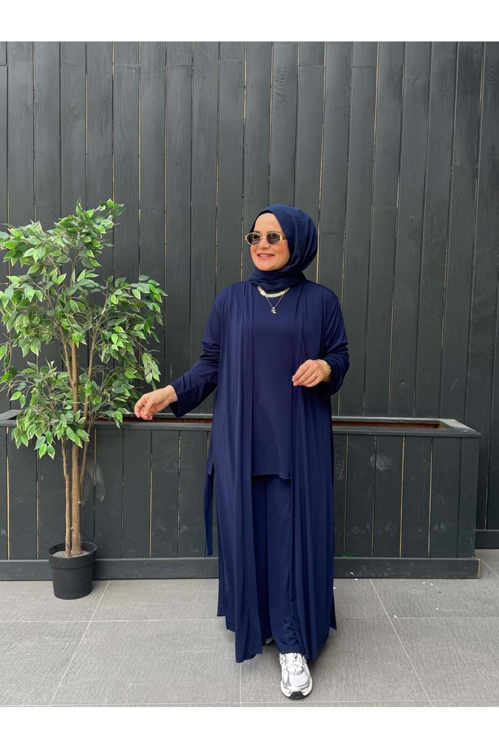 SÜMEYYE ÜÇLÜ TAKIM - LACİVERT - 1