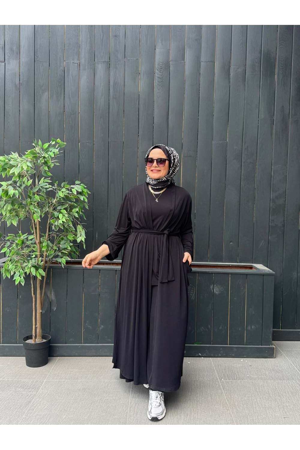 SÜMEYYE ÜÇLÜ TAKIM - SİYAH - 1