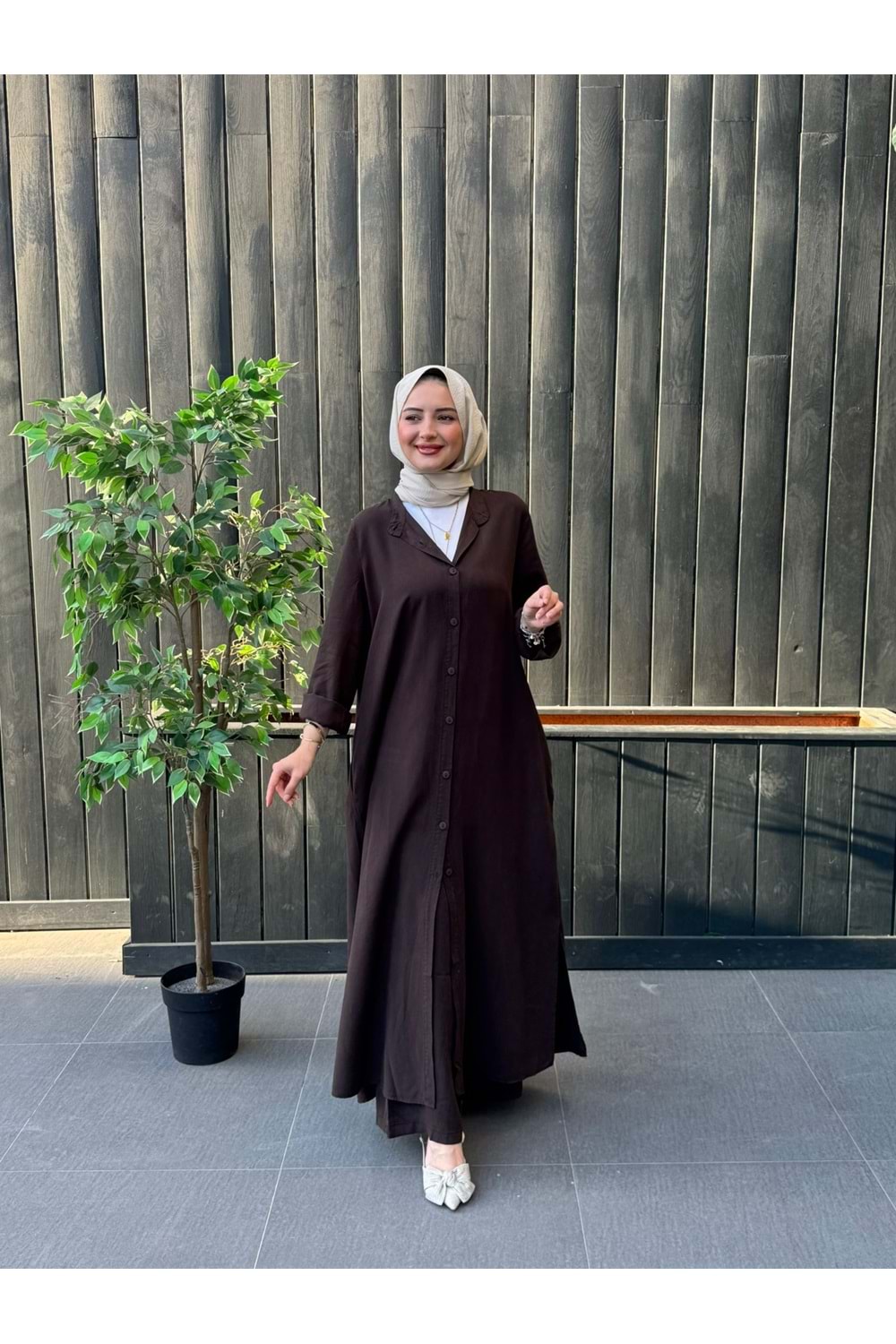 ZÜHRE TAKIM - KAHVERENGİ - 4