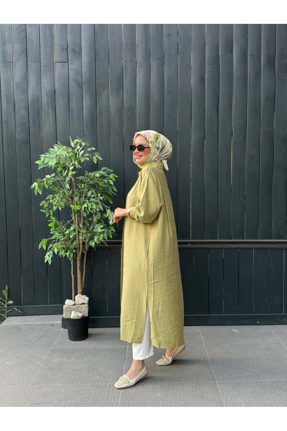 HOBİ GÖMLEK - YEŞİL - L-XL