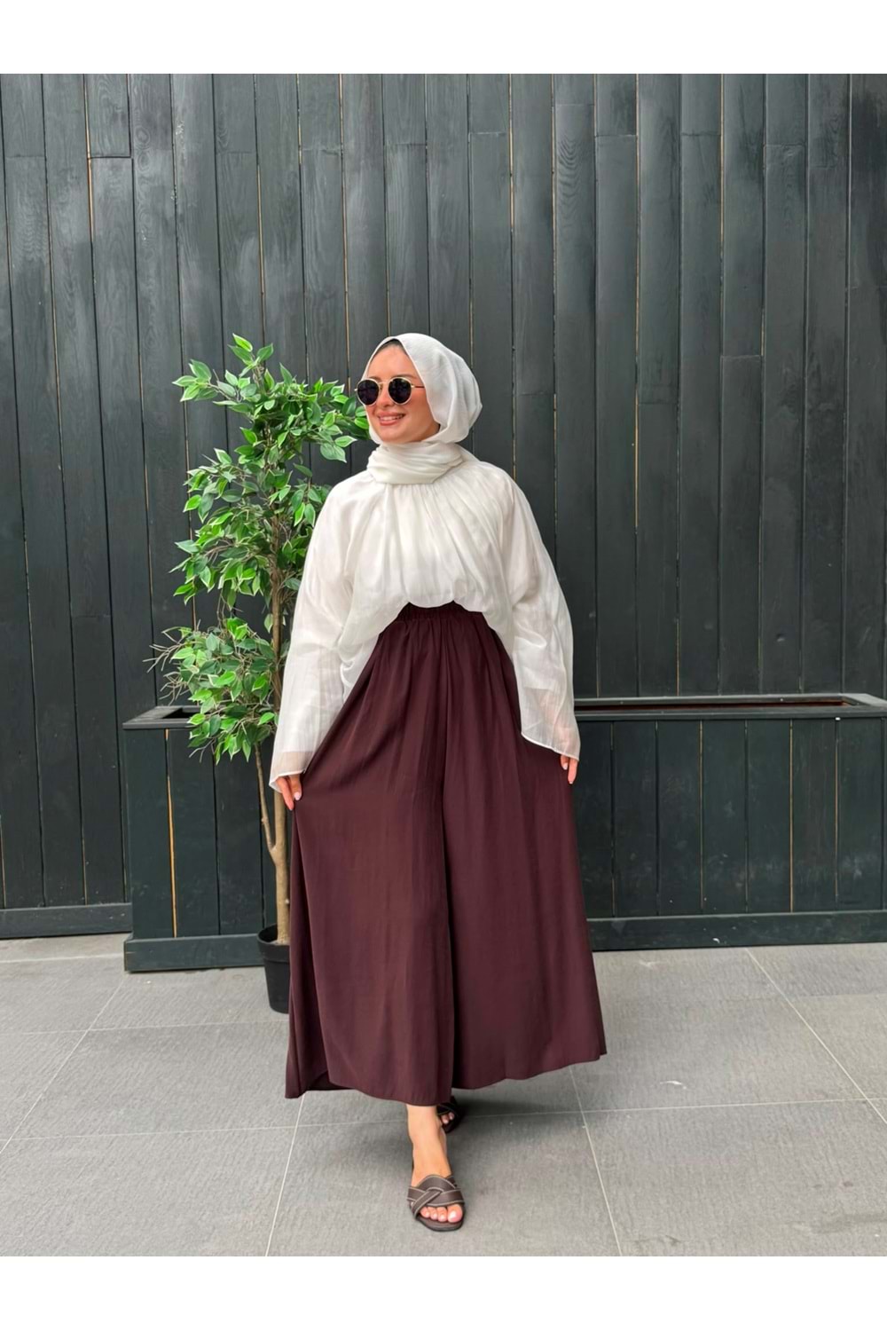 AURA PANTOLON ETEK - ACI KAHVE - STD