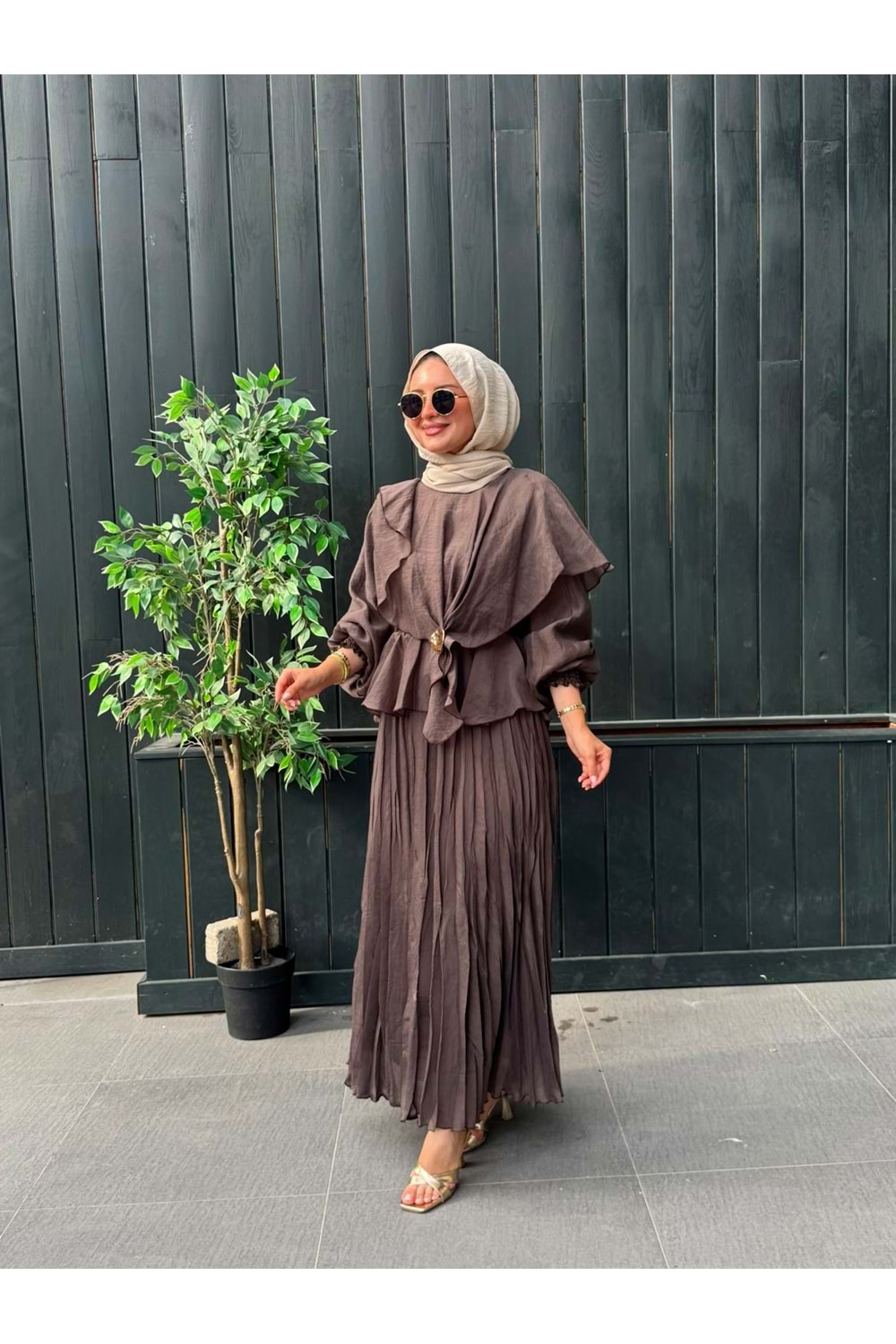SİMAY TAKIM - AÇIK KAHVERENGİ - 1