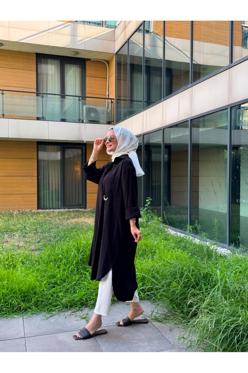 NİSA GÖMLEK - SİYAH - 2