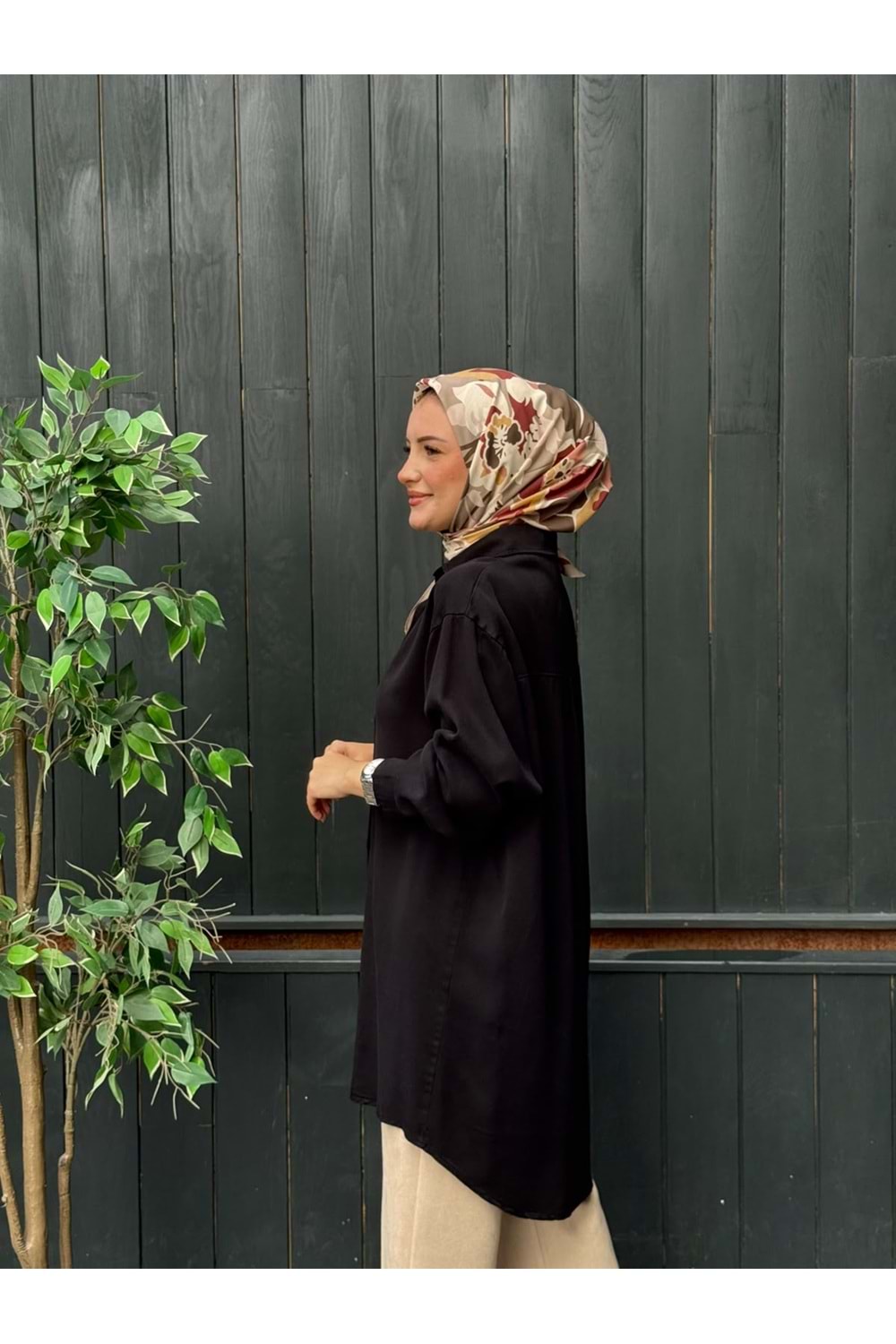 ZARİF GÖMLEK - SİYAH - 42