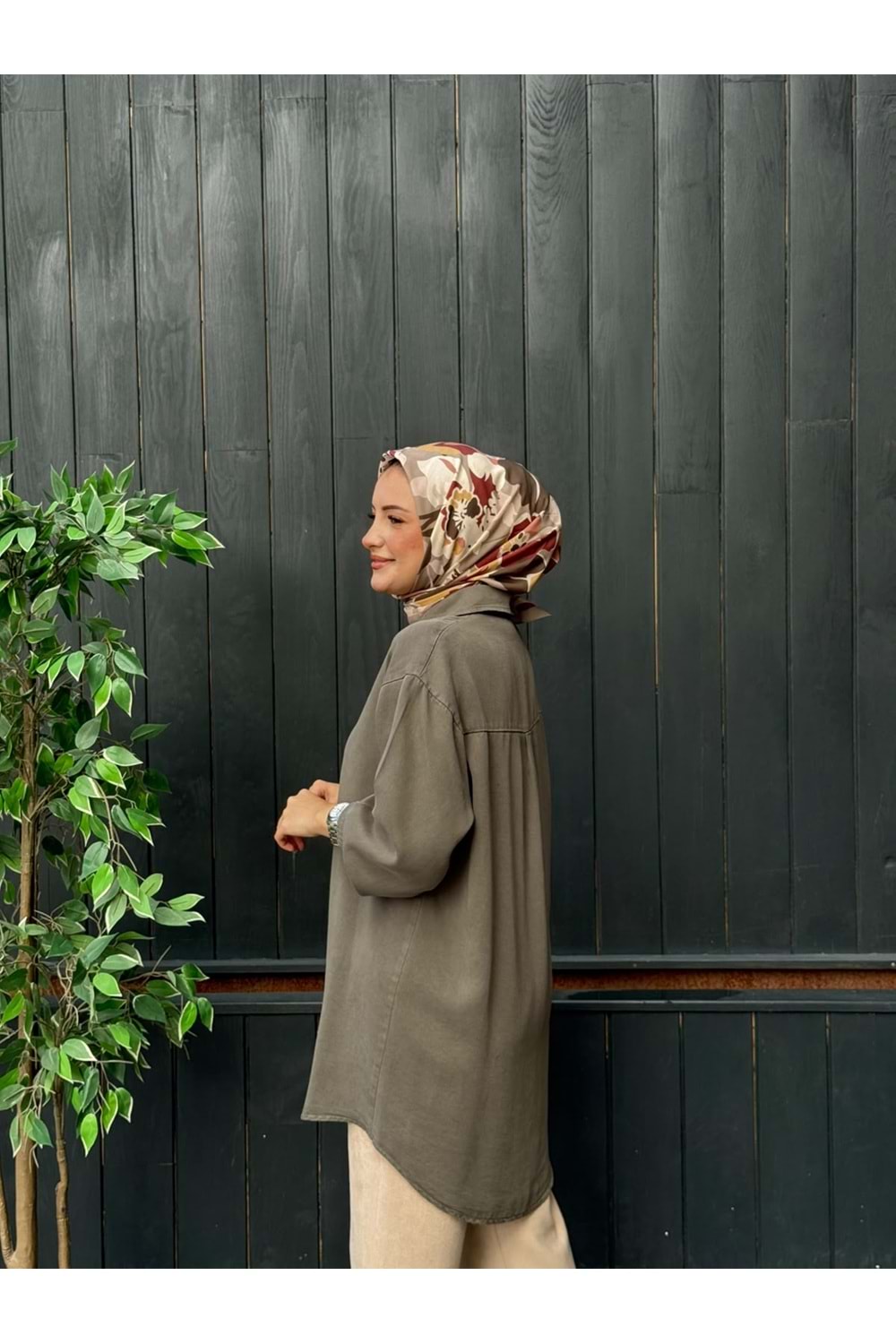 ZARİF GÖMLEK - YEŞİL - 38