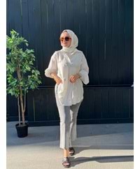 ZR MODEL KOT PANTOLON - GRİ - 1