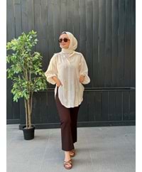 ZR MODEL KOT PANTOLON - KAHVE - 1