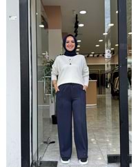 OYŞO ÇİMALI PANTOLON - LACİVERT - S-M