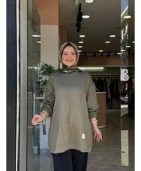 ÜÇGEN SWEAT - YEŞİL - S-M