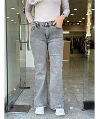 İSPANYOL MODEL KOT PANTOLON - GRİ - 2