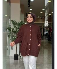 AFRA ANGORA HIRKA - KAHVERENGİ - STD