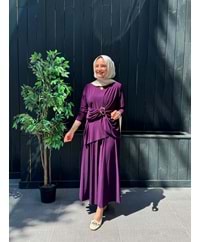 TOKA ETEKLİ TAKIM - MOR - 1