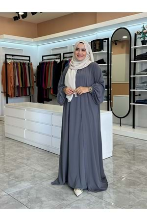 MEDİNE ABAYA - GRİ - 1