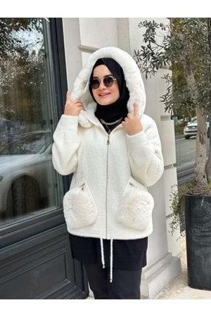 ALİCE ANGORA HIRKA - EKRU - STD