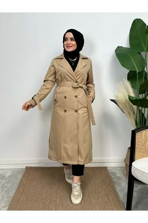 YONCA TRENCH - CAMEL - 40