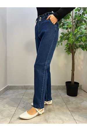 BELİ LASTİKLİ JEANS - LACİVERT - 29